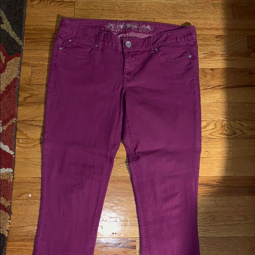 Purple Express Skinny Jeans